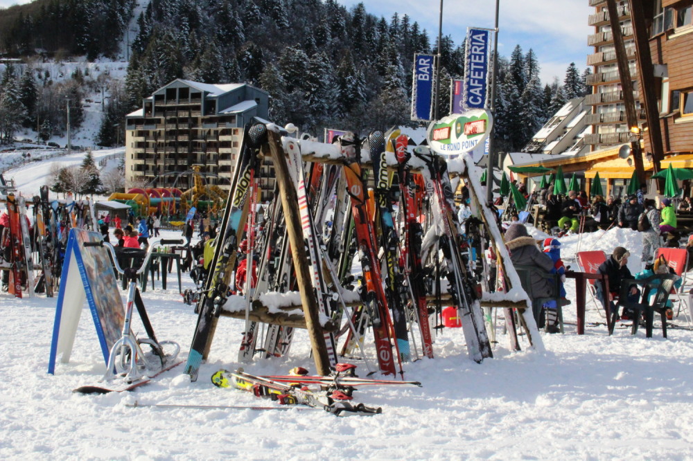 Parking de skis