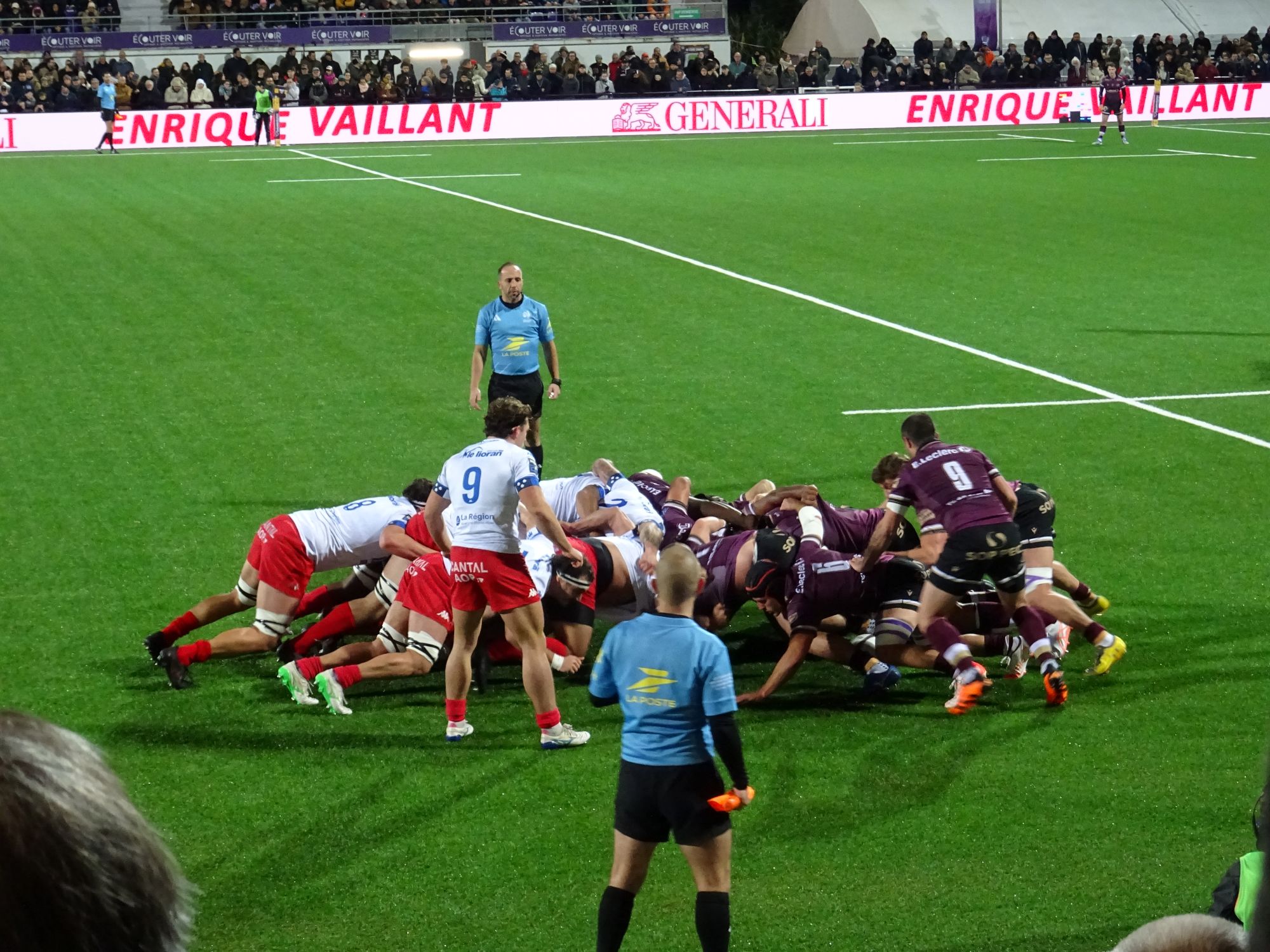 pénalité sur mélée