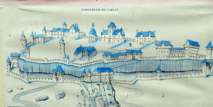 Chateau carlat plan 1