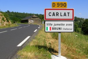 Carlat et Bruni, histoire d’un jumelage