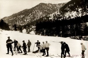 Ski au Lioran en 1900