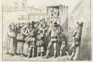 Théâtre de rue à Salers en 1702